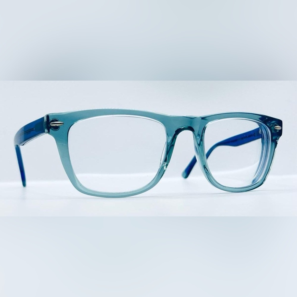 Revel 35-001135 Blue Translucent Oval Sunglasses Frames Only